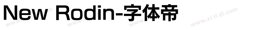 New Rodin字体转换